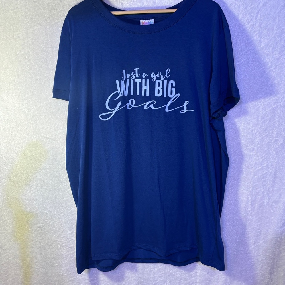 LuLaRoe Royal Blue Short Sleeve Tee